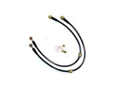 Audi A3 Agency Power Steel Braided Brake Lines - Front - AP-A3-405