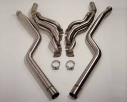 Mercedes-Benz C Class Agency Power Catless Headers & Section 1 Mid-Pipes - AP-C63-175
