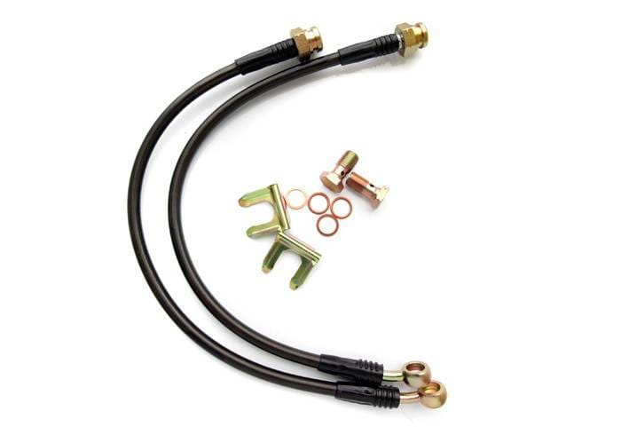 Chevrolet Corvette Agency Power Steel Braided Brake Lines - Front - AP-C6-405