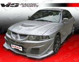 Mitsubishi Mirage 4DR VIS Racing Cyber-2 Front Bumper - 97MTMIR4DCY2-001