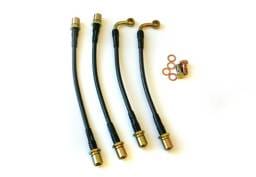 Subaru Legacy Agency Power Steel Braided Brake Lines - Rear - AP-BL-410
