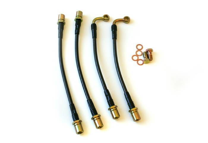 Subaru Legacy Agency Power Steel Braided Brake Lines - Rear - AP-BL-410