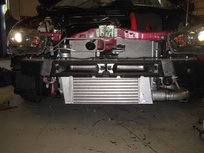 Mitsubishi Lancer Agency Power Aluminum Front Mount Intercooler - AP-CZ4A-108 thumbnail 3