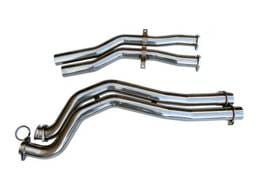 BMW 3 Series Agency Power Section 2 Mid-Pipes - AP-E46M3-172