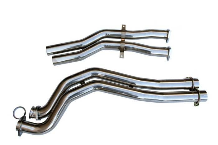 BMW 3 Series Agency Power Section 2 Mid-Pipes - AP-E46M3-172