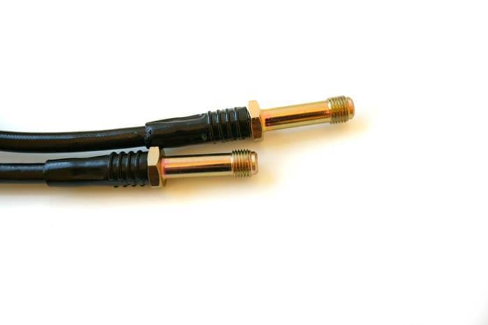 BMW 3 Series Agency Power Steel Braided Brake Lines - Front - AP-E46M3-405 thumbnail 2
