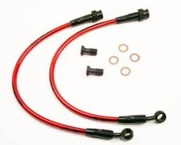 Mazda RX-7 Agency Power Steel Braided Brake Lines - Rear - AP-FD3S-410
