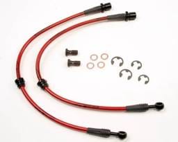 Subaru Impreza Agency Power Steel Braided Brake Lines - Front - AP-GC8-405