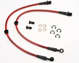 Subaru WRX Agency Power Steel Braided Brake Lines - Rear - AP-GDA-410