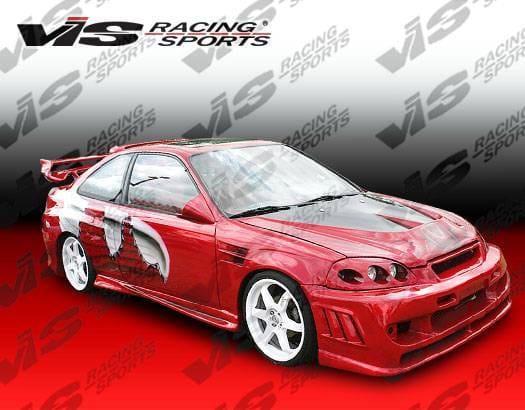 Honda Civic VIS Racing Stalker 2 Front Bumper - 99HDCVC2DSTK2-001