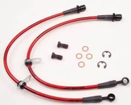 Subaru WRX Agency Power Steel Braided Brake Lines - Front - AP-GDA-405