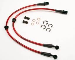 Subaru WRX Agency Power Steel Braided Brake Lines - Rear - AP-GDBC-410