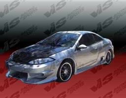 Mercury Cougar VIS Racing Invader-6 Front Bumper - 99MYCOU2DINV6-001