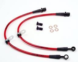Subaru WRX Agency Power Steel Braided Brake Lines - Front - AP-GH-405