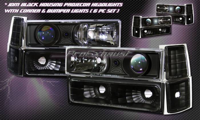 Black Halo Headlights COMBO