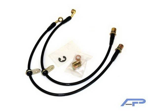 Subaru WRX Agency Power Steel Braided Brake Lines - Front - AP-GRB-405