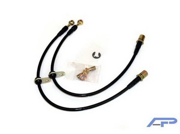 Subaru WRX Agency Power Steel Braided Brake Lines - Rear - AP-GRB-410