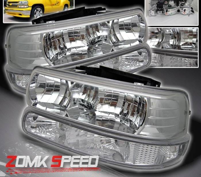 Chrome Clear Headlights Combo