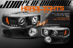 JDM Black Pro Headlights Combo