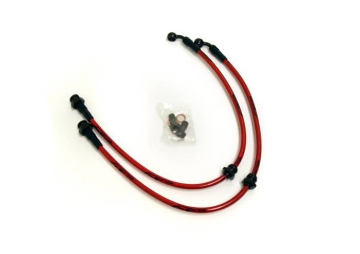 Nissan S13 Agency Power Steel Braided Brake Lines - Front - AP-S13-405