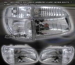 Euro Diamond Headlights With Corner