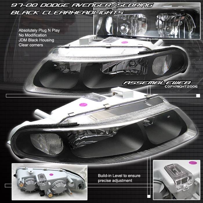 Black Diamond Headlights - Amber Corners