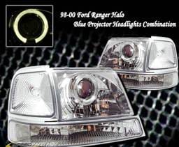 Chrome Halo Pro Headlights With Corner