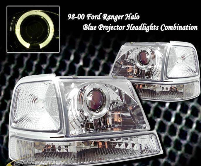 Chrome Halo Pro Headlights With Corner