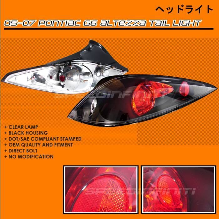 Black Clear Taillights Coupe