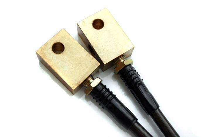Nissan 350Z Agency Power Steel Braided Brake Lines - Rear - AP-Z33B-410 thumbnail 2