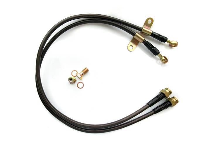 Nissan 350Z Agency Power Steel Braided Brake Lines - Front - AP-Z33-405