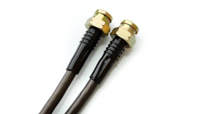 Nissan 350Z Agency Power Steel Braided Brake Lines - Front - AP-Z33-405 thumbnail 2