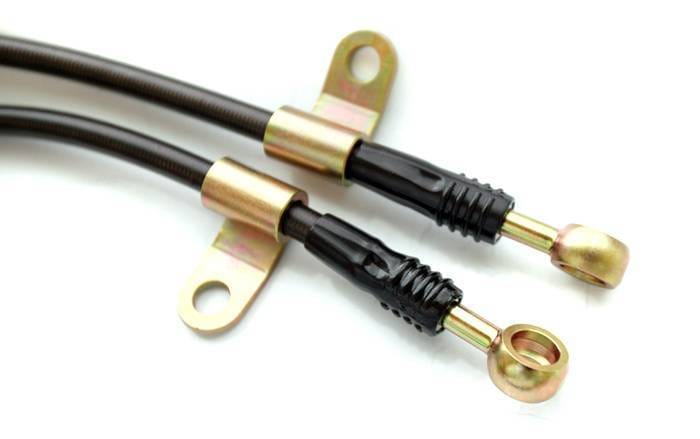 Nissan 350Z Agency Power Steel Braided Brake Lines - Rear - AP-Z33-410 thumbnail 3