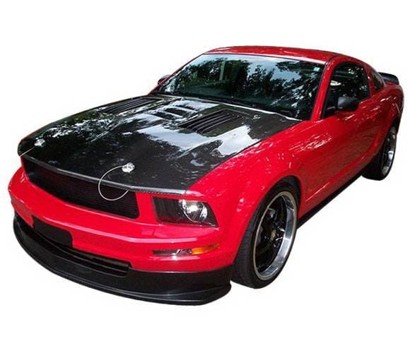 Ford Mustang 4 Car Option Polyurethane Front Bumper Lip - BLFP-FM05V6-PU