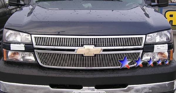 Chevrolet Silverado APS Billet Grille - Upper - Stainless Steel - C65306W