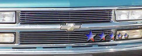 Chevrolet Blazer APS Billet Grille - 6 Bar - Upper - Aluminum - C65706A