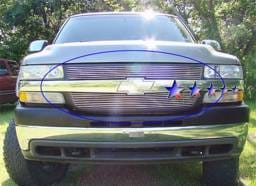 Chevrolet Silverado APS Billet Grille - Upper - Aluminum - C65702A