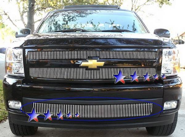 Chevrolet Silverado APS Billet Grille - Bumper - Aluminum - C65767V