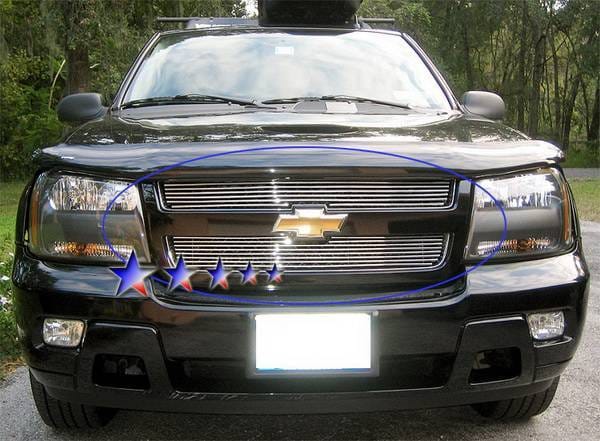 Chevrolet Trail Blazer APS Billet Grille - Upper - Stainless Steel - C66465S