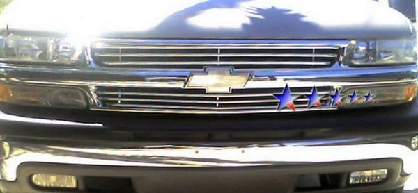 Chevrolet Tahoe APS Tubular Grille - Upper - Stainless Steel - C68300S