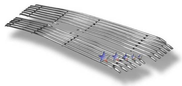 Chevrolet Silverado APS Tubular Grille - Upper - Stainless Steel - C68320S thumbnail 2