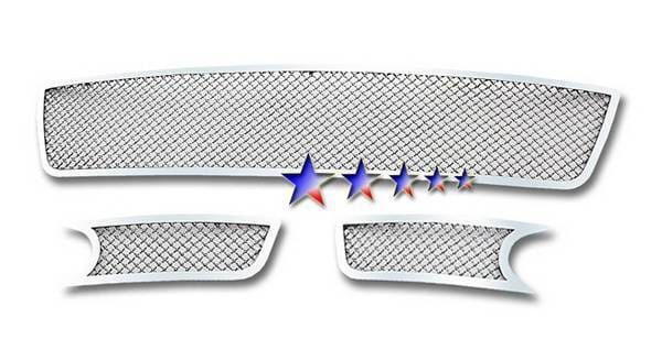 Chevrolet Impala APS Wire Mesh Grille - Bumper - Stainless Steel - C75744T thumbnail 2