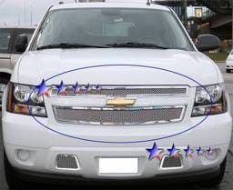 Chevrolet Tahoe APS Wire Mesh Grille - Upper - Stainless Steel - C76451T