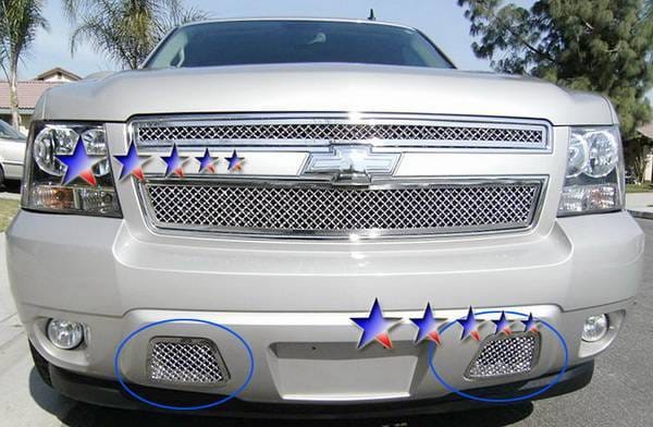 Chevrolet Avalanche APS Wire Mesh Grille - Bumper - Stainless Steel - C76467S