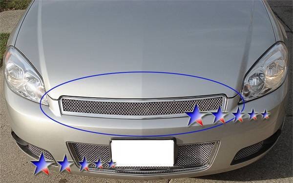 Chevrolet Monte Carlo APS Wire Mesh Grille - Upper - Stainless Steel - C75765T