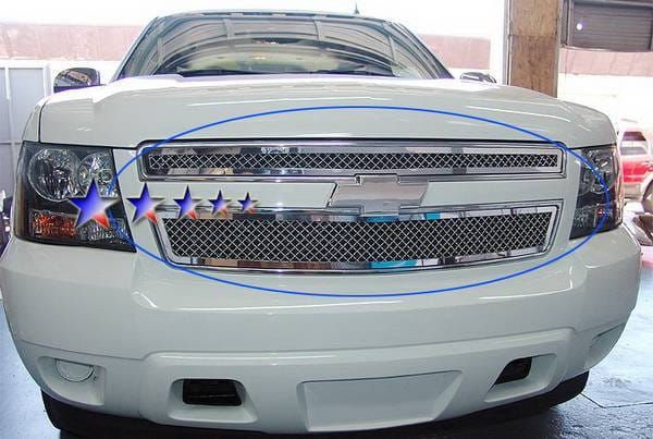 Chevrolet Avalanche APS Wire Mesh Grille - Upper - Stainless Steel - C76451S