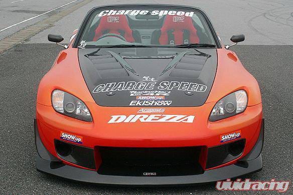 Honda S2000 Chargespeed Front Lip for Wide Body Super GT Front Bumper - CS330FLWC thumbnail 2