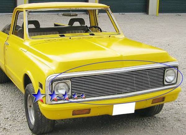 Chevrolet Blazer APS Billet Grille - Upper - Stainless Steel - C85003S