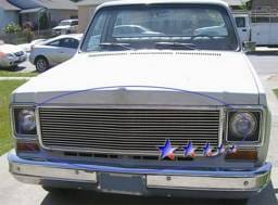 Chevrolet Blazer APS Billet Grille - Upper - Stainless Steel - C85008S