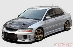 Mitsubishi Lancer Chargespeed Type-2 Full Body Kit with Carbon Rear Bumper - CS424FK2